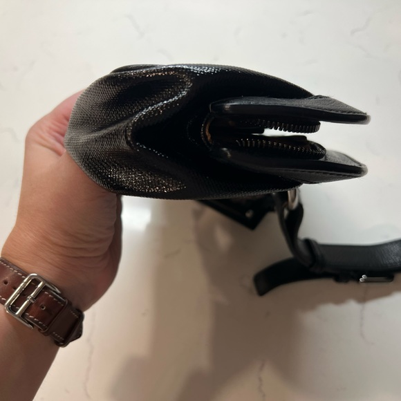 Gently used Dolce & Gabbana Miss Romantique Patent Leather Clutch D&G Black - Picture 9 of 13